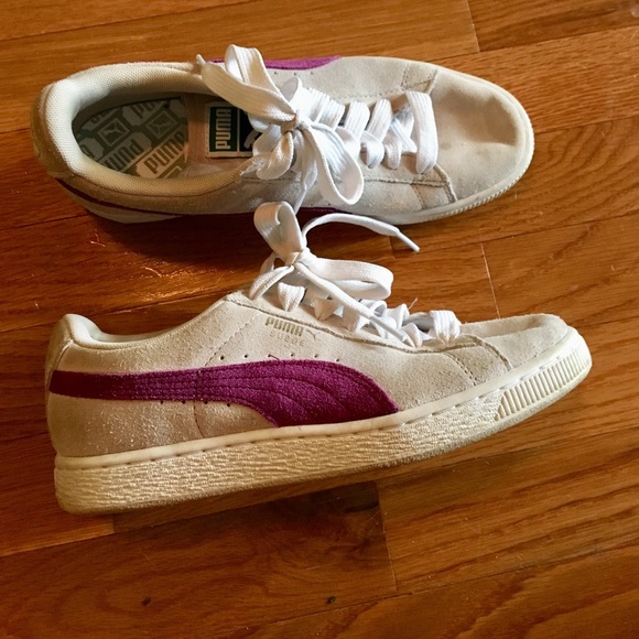 puma suede running shoes